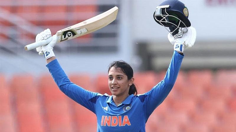 নারী আন্তর্জাতিক ক্রিকেটে সর্বোচ্চ রানের রেকর্ড এখন মান্ধানার