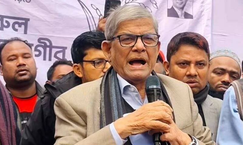 একটি দল মিথ্যা কথা বলে মা-বোনদের বিভ্রান্ত করেছে: মির্জা ফখরুল
