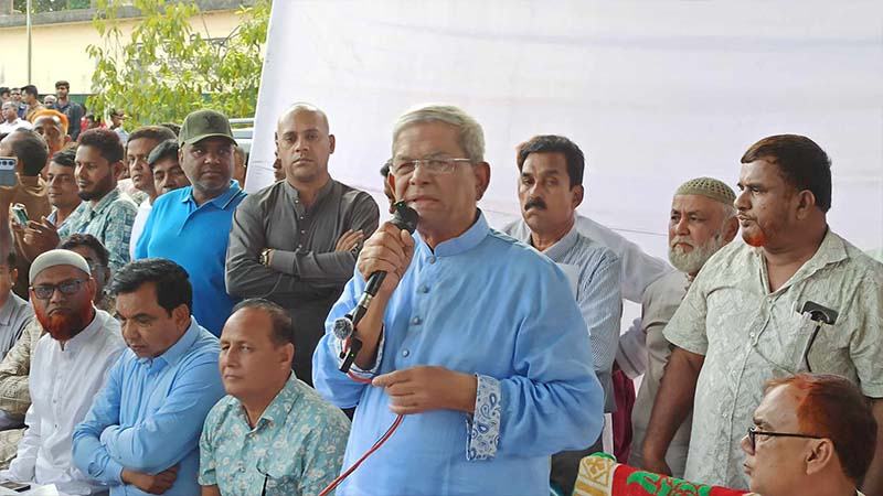 বিএনপি ক্ষমতায় এলে সনাতন ধর্মাবলম্বীরা নিরাপদ থাকবে: মির্জা ফখরুল