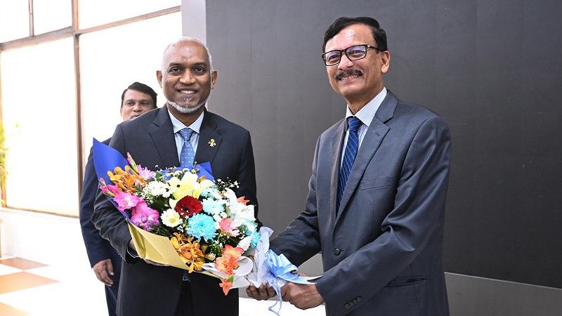 শপথ অনুষ্ঠানে যোগ দিতে ঢাকায় মালদ্বীপের প্রেসিডেন্ট