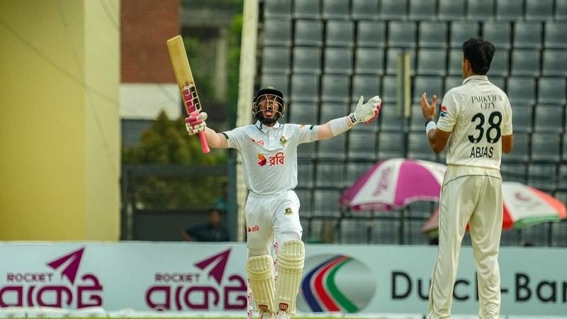 ৩৯০ রানে অলআউট বাংলাদেশ, পাকিস্তানের টার্গেট ৪৩৭