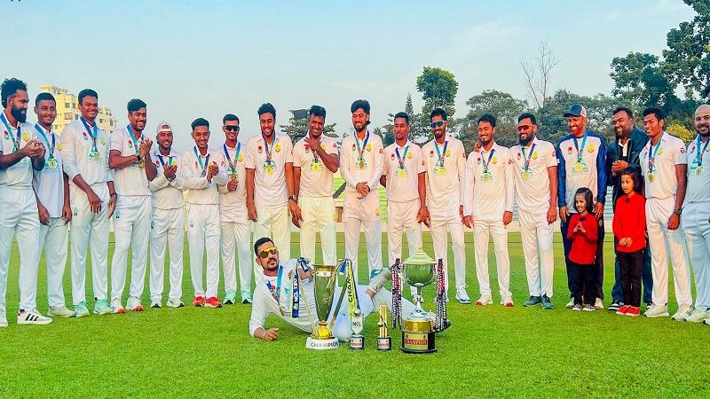 জাতীয় ক্রিকেট লিগে রংপুর বিভাগ চ্যাম্পিয়ন