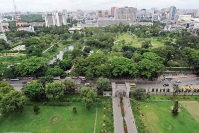 জল সবুজে ঢাকা