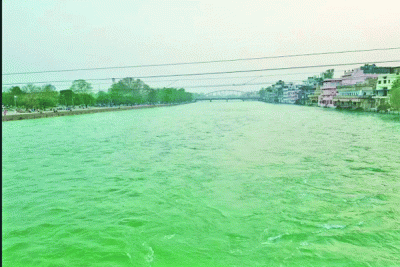 লকডাউনে পানের উপযোগী গঙ্গার পানি!