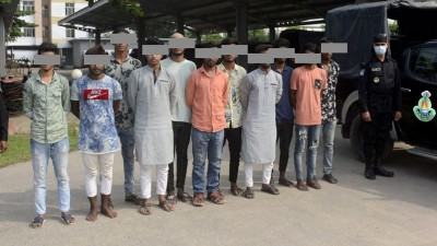 নারায়ণগঞ্জে কিশোর গ্যাংয়ের ১১ সদস্য গ্রেফতার