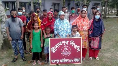 ঝিনাইদহে সীমান্ত থেকে নারী ও শিশুসহ ১৭ জন আটক