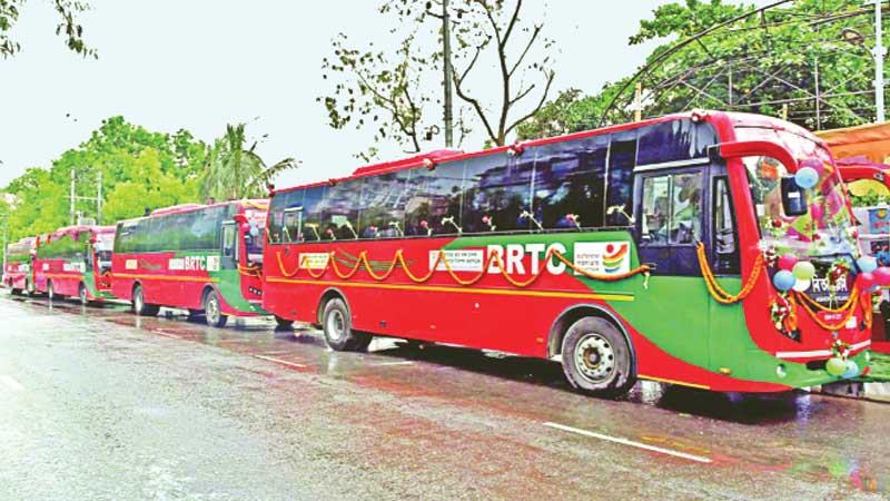 বন্ধই হয়ে গেল বিআরটিসির চক্রাকার বাস