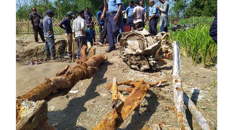 দ্বিতীয় বিশ্বযুদ্ধে ব্যবহূত যুদ্ধবিমানের ধ্বংসাবশেষ উদ্ধার