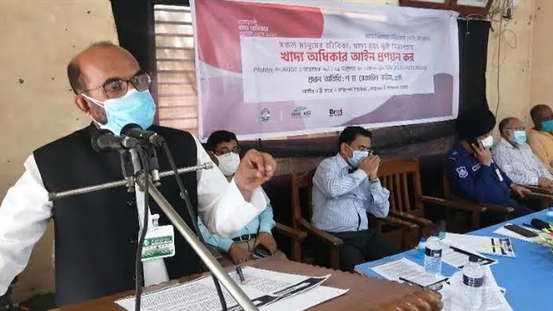 মানুষের মৌলিক অধিকার বাস্তবায়নে সরকার বদ্ধপরিকর : শ ম রেজাউল করিম