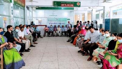 সুনামগঞ্জে ১৫ দিনে কর্মবিরতিতে মাঠ প্রশাসনের কর্মচারীরা