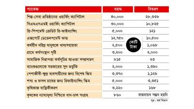 প্রণোদনা প্যাকেজের ৪২ শতাংশই বিতরণ হয়নি