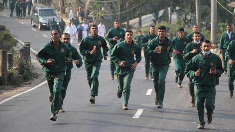 রাঙ্গামাটিতে সেনাবাহিনীর ম্যারাথন