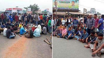 বরিশালের শিক্ষার্থী ও শ্রমিকরা মুখোমুখি, ২১ রুটে বাস চলাচল বন্ধ