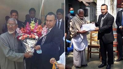 দুই ভাষাসৈনিককে সম্মান জানাল লালমনিরহাট জেলা প্রশাসন