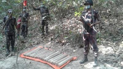 সাতছড়ি উদ্যান থেকে ১৮টি রকেট লঞ্চারের গোলা উদ্ধার