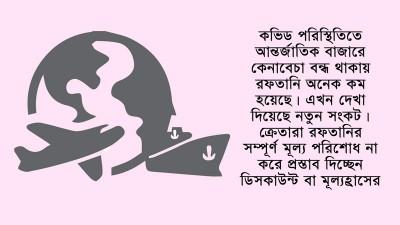 রফতানির ১০ শতাংশ অর্থ না পাওয়ার শঙ্কা