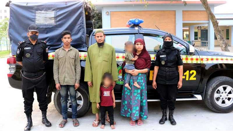 ভারত থেকে পালিয়ে আসা ৩ রোহিঙ্গা সিরাজগঞ্জে আটক