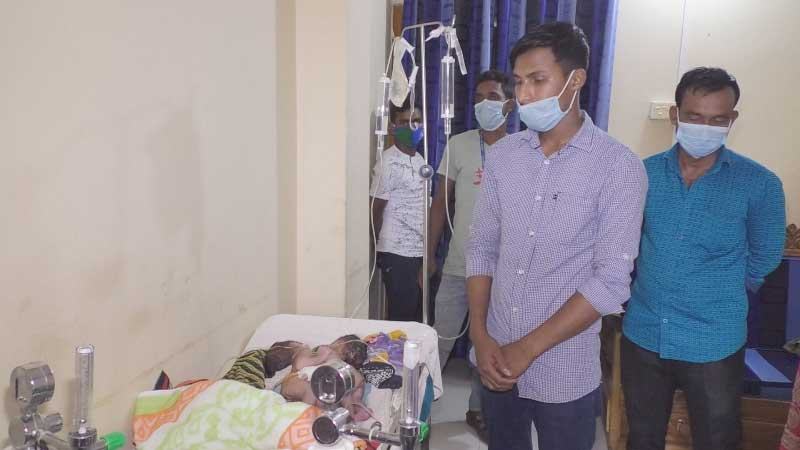 মৌলভীবাজারে পেট জোড়া লাগা যমজ শিশুর জন্ম