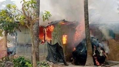 ঝিনাইদহে আগুনে পুড়ে ৭ মাসের শিশুর মৃত্যু