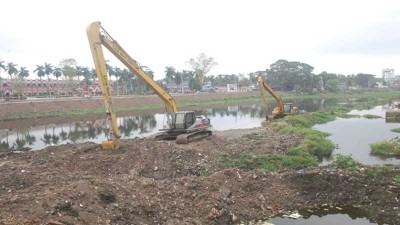 খননে অনিয়ম, খালে পরিণত হচ্ছে যশোরের ভৈরব নদ