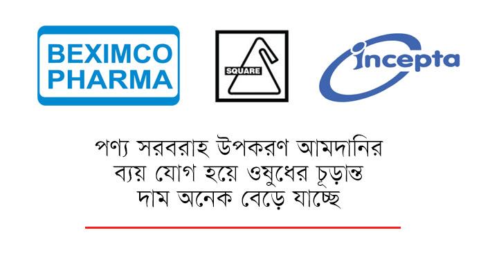 অতিরিক্ত উৎপাদন খরচের চাপে স্কয়ার বেক্সিমকো ইনসেপ্টা