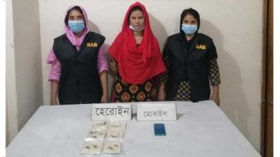 রাজশাহীতে হেরোইনসহ তরুণী আটক