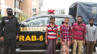 বাগেরহাটে হরিণের চামড়াসহ আটক চার শিকারি