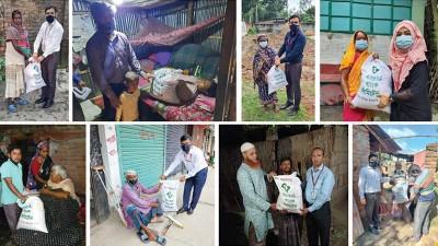 করোনায় ক্ষতিগ্রস্ত ২৩০০ দরিদ্র পরিবারকে ত্রাণ সহায়তা দিল স্ট্যান্ডার্ড ব্যাংক
