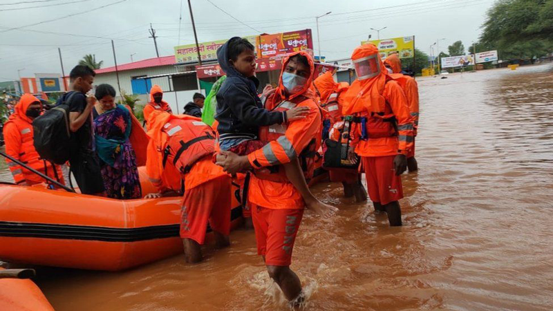 টানা বৃষ্টি থেকে ভূমিধস, মহারাষ্ট্রে ৩৬ জনের মৃত্যু