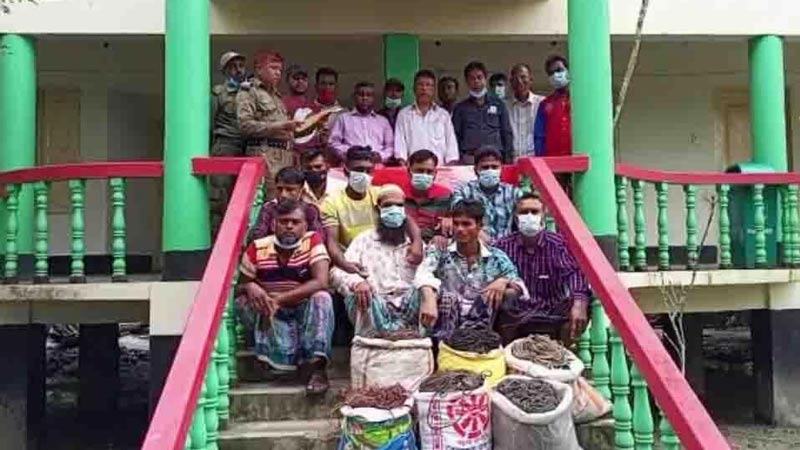 হরিণ শিকার না করার শপথে আত্মসমর্পণ ৯ শিকারীর