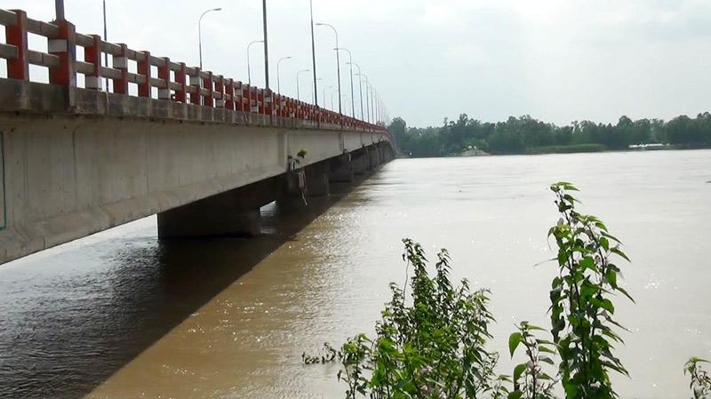 কুড়িগ্রামে ধরলার পানি বিপৎসীমার উপরে প্রবাহিত