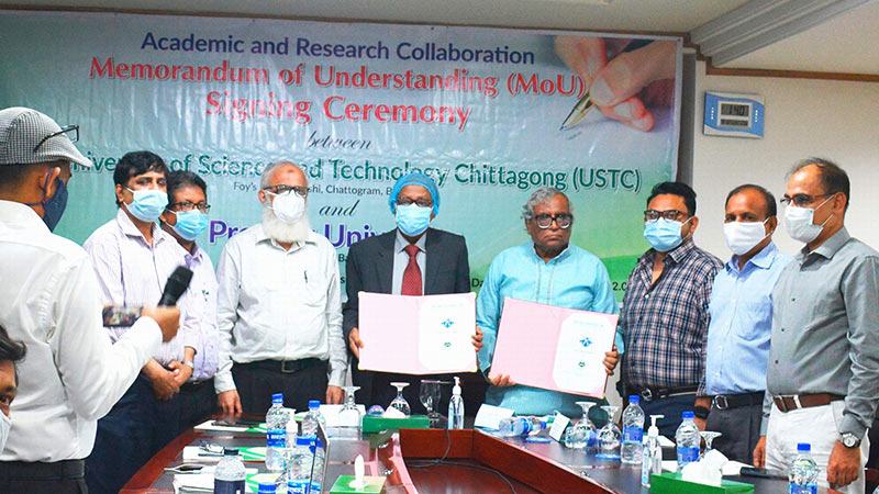 ইউএসটিসির সঙ্গে প্রিমিয়ার বিশ্ববিদ্যালয় চট্টগ্রামের এমওইউ সই