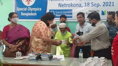 নেত্রকোনায় অটিজম শিক্ষার্থীদের ক্রীড়া প্রশিক্ষণ