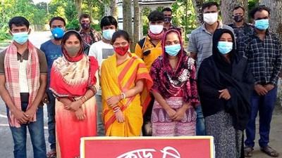 মহেশপুর সীমান্তে নারী ও শিশুসহ ১১ জন আটক