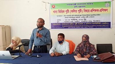 ঝিনাইদহে পুষ্টিবিষয়ক প্রশিক্ষক প্রশিক্ষণ