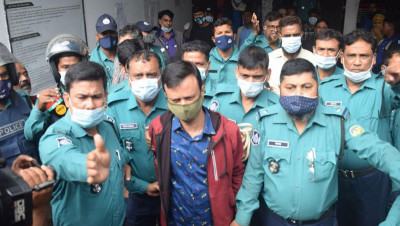 কাঁটাখালী পৌর মেয়র আব্বাস ৩ দিনের রিমান্ডে