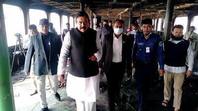 ঝালকাঠিতে লঞ্চে আগুনের ঘটনায় তদন্ত শুরু