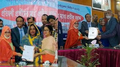 নাসিক নির্বাচনে প্রার্থীদের প্রতীক বরাদ্দ