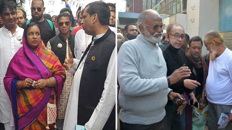 ভোটের প্রচারণায় ব্যস্ত আইভি ও তৈমুর