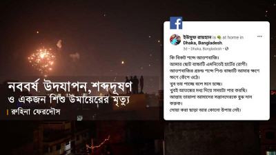 নববর্ষ উদযাপন, শব্দদূষণ ও একজন শিশু উমায়েরের মৃত্যু