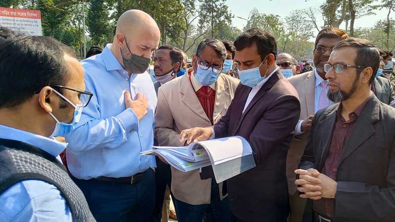 শামুকখোল পাখির আবাসস্থল পরিদর্শনে যুক্তরাষ্ট্রের উপদেষ্টা