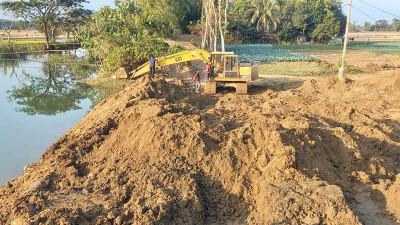 সুনামগঞ্জে রাবার ড্যামের সংস্কারকাজ শুরু
