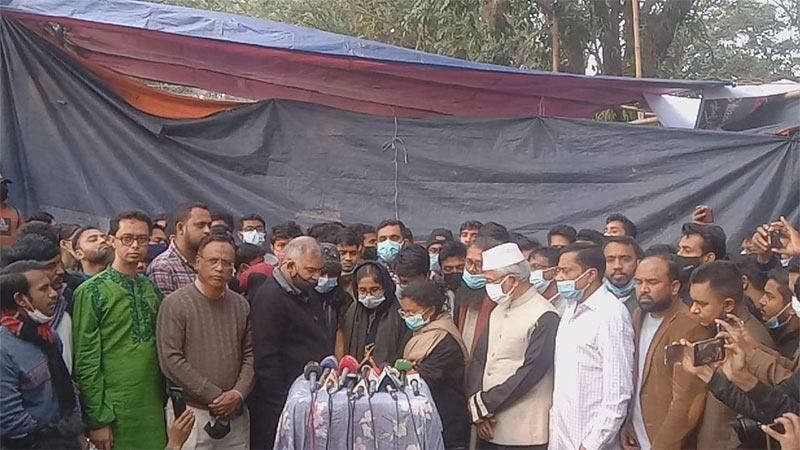 শিক্ষার্থীদের দীপু মনির ফোন, প্রতিনিধি দল পাঠানোর আহ্বান
