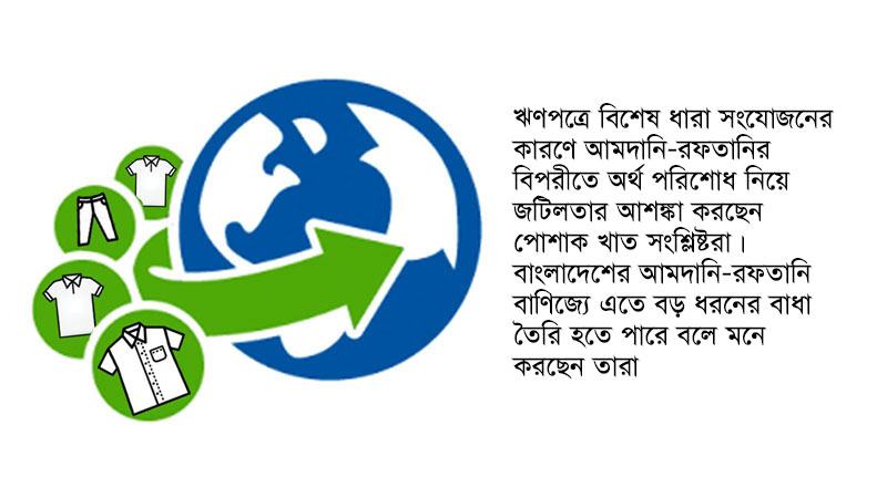 পোশাক খাতের ঋণপত্রে যুক্ত হচ্ছে বিশেষ ধারা