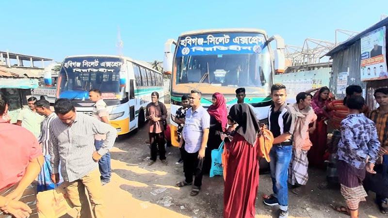 মঙ্গলবার থেকে সিলেট পরিবহন শ্রমিকদের অনির্দিষ্টকালের কর্মবিরতি