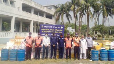 চাঁদপুরে ২০ হাজার কেজি বিষাক্ত জেলিযুক্ত চিংড়ি জব্দ