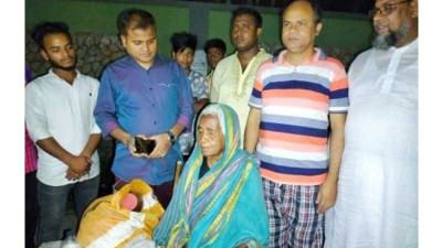 বগুড়ায় মাকে মেরে বের করে দিল ছেলেরা আশ্রয় দিলেন ইউএনও