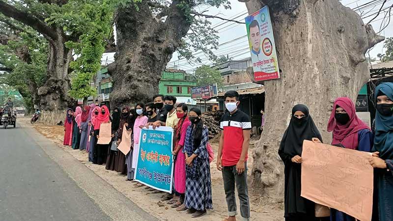 কালীগঞ্জে শতবর্ষী কড়ইগাছ রক্ষার দাবি