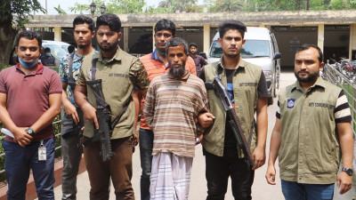 আত্মগোপনে থাকা ফাঁসির দণ্ডপ্রাপ্ত জেএমবি নেতা গ্রেফতার