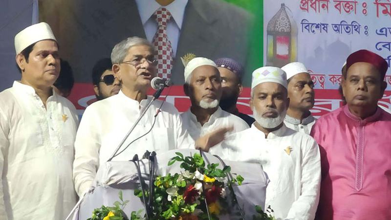 সরকার পতনে জাতীয় ঐক্য গড়ার আহ্বান ফখরুলের